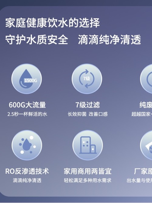 宏華水質(zhì)處理器防觸電更安全RO反滲透過濾凈化奶茶店節(jié)能JS600 宏華水質(zhì)處理器防觸電更安全RO反滲透過濾凈化奶茶店節(jié)能JS600